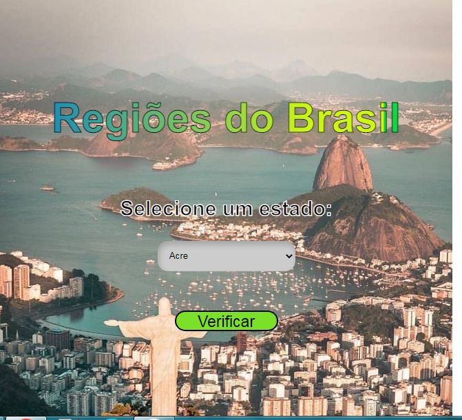 Imagem de uma entrada do meu website do brasil e suas regiões